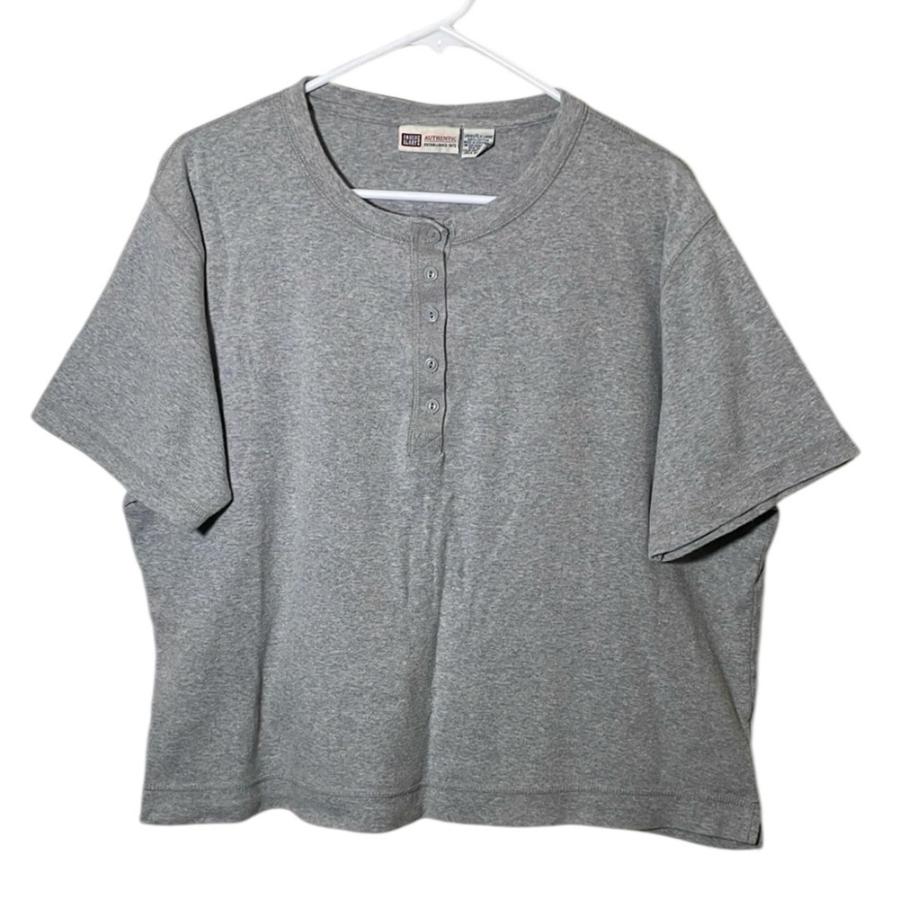 Faded Glory Ladies Gray Short Sleeve Tee